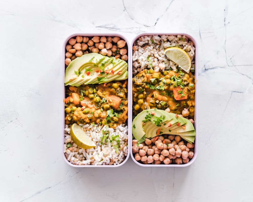 Meal prep containers and planning